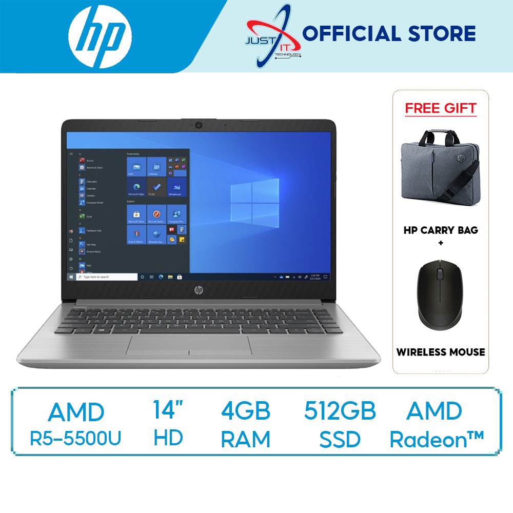 HP PROBOOK (245 G8 / 445 G7) 14" Laptop RYZEN 55500U 4GD4 512SSD