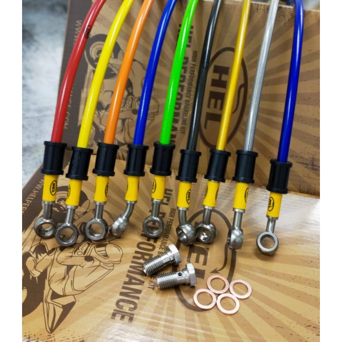 Original Hel Performance Brake Hose Hel Brake Hose 110cm 120cm 130cm