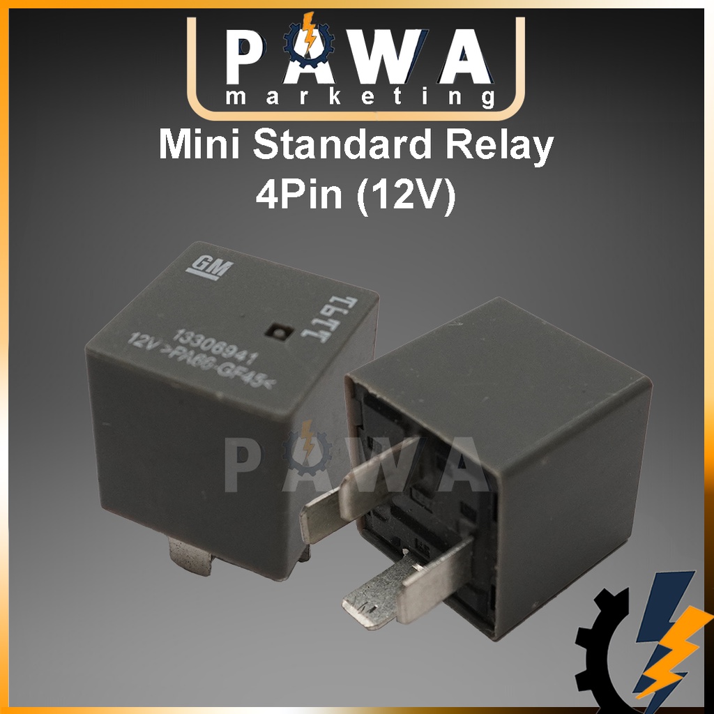 PAWA 4 Pin Mini Relay PROTON PREVE & SUPRIMA FAN ISO MINI RELAY