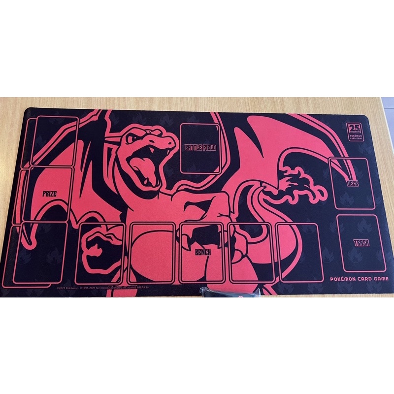 Pokemon Official Charizard Playmat Sleeve 25th Anniversary Celebrations