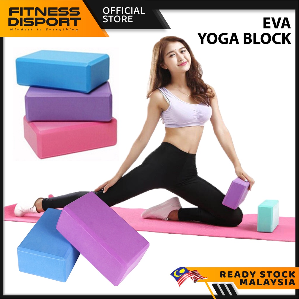 Gym Fitness EVA Yoga Block Colorful Foam Block Brick 170g For Crossfit ...