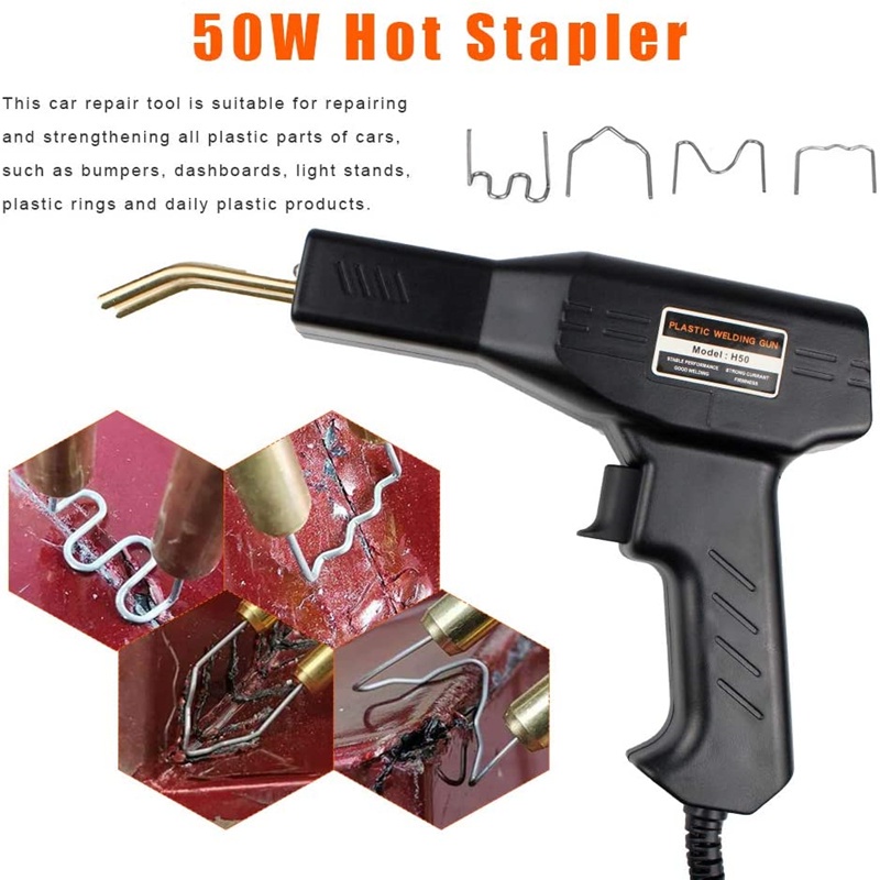 [READY] Car Bumper Repair Tool Kit 50W Plastic Repair Solder Stapler