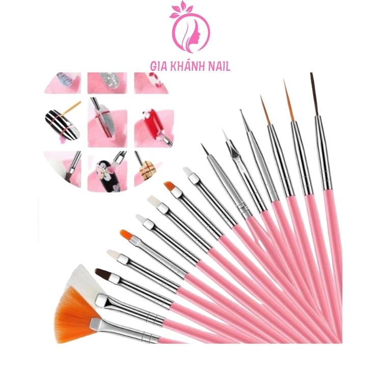 Set of 15 pieceg brushes choose random color shopee malaysia