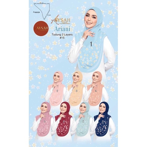 Tudung Sarung ARIANI Vietnam ( 2 Layer ) | Shopee Malaysia