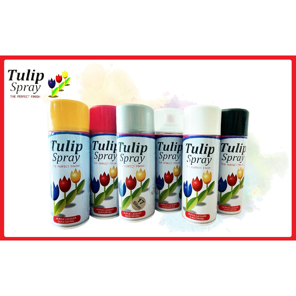 Tulip Spray Paint For Metal Fibre Iron Plastic Tin Paint Shopee Malaysia