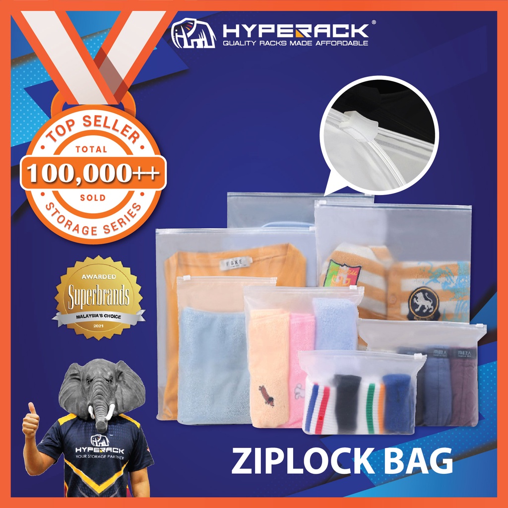 Zip bag online storage