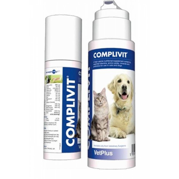 VETPLUS COMPLIVIT MULTIVITAMINS AND MINERAL WITH AMINO ACIDS FOR CATS