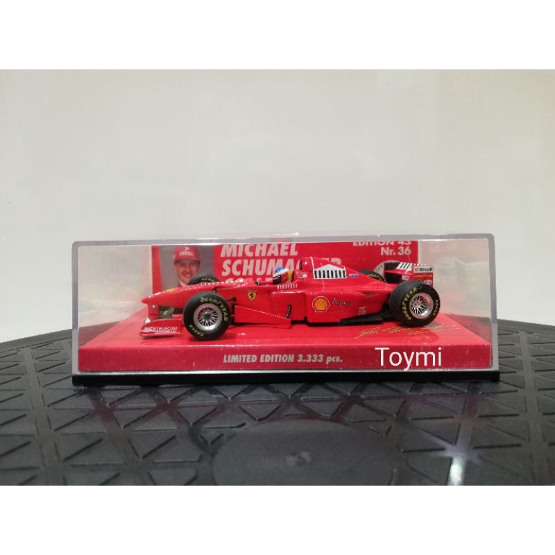 Minichamps Michael Schumacher Ferrari F1 1996 - échelle 1/43 - Collection Métal