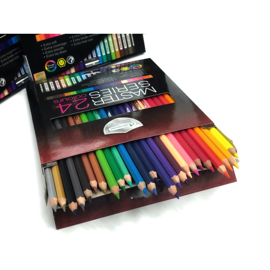 MASTERART MASTER SERIES COLOUR PENCILS - 24 COLOURS | Shopee Malaysia