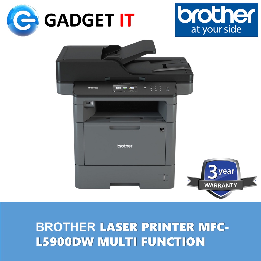 Brother Mfc L5900dw High Speed Monochrome Laser Multi Function Shopee Malaysia 5189