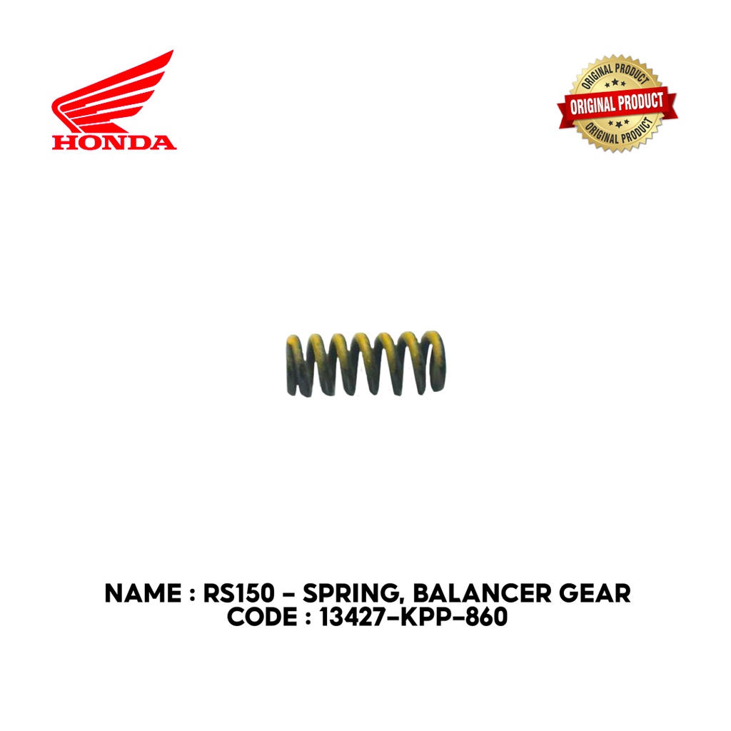 Honda Rs150r Rs150r V1 V2 Rs X150 And Cbr150r Spring Balancer Gear 13427 Kpp 860 Shopee Malaysia 5395