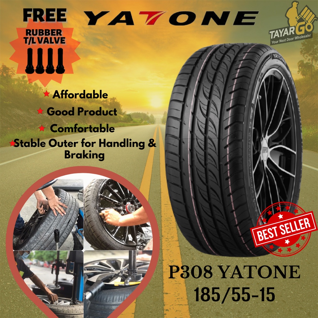 Tayar 2nd 185/55 R15, Auto Accessories on Carousell