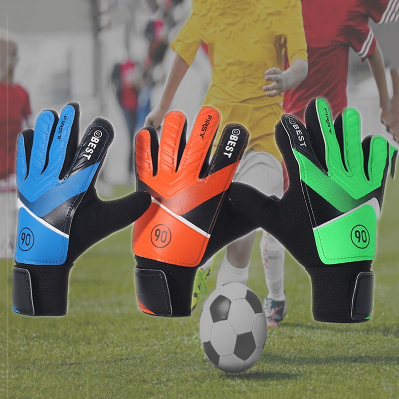 Children Full Finger Goalkeeper Gloves Nonslip Damping Child Football