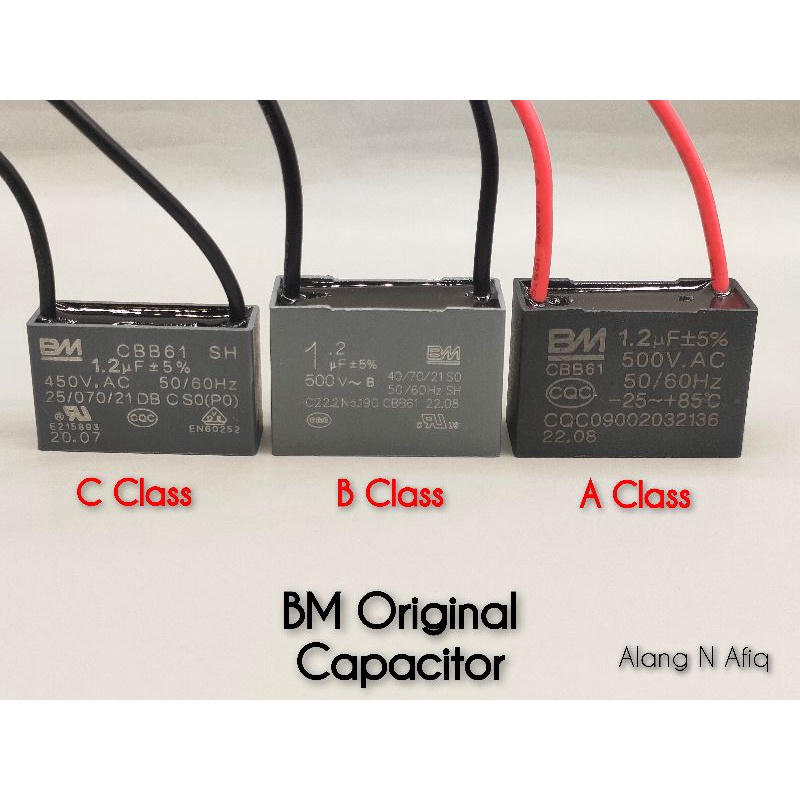 1.2uF High Quality Original BM Floor Fan Capasitor / Kapasitor Kipas
