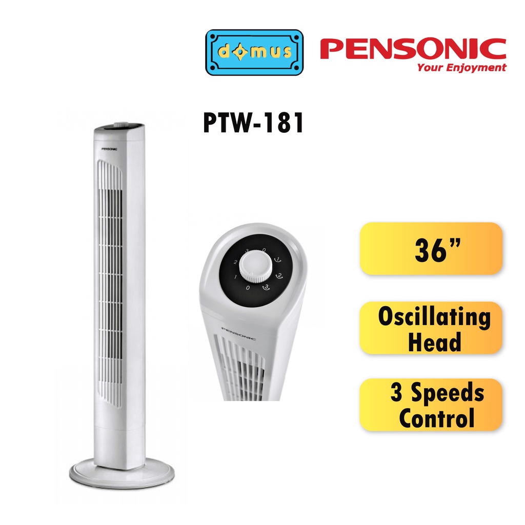 Pensonic Tower Fan (36") PTW181 Shopee Malaysia