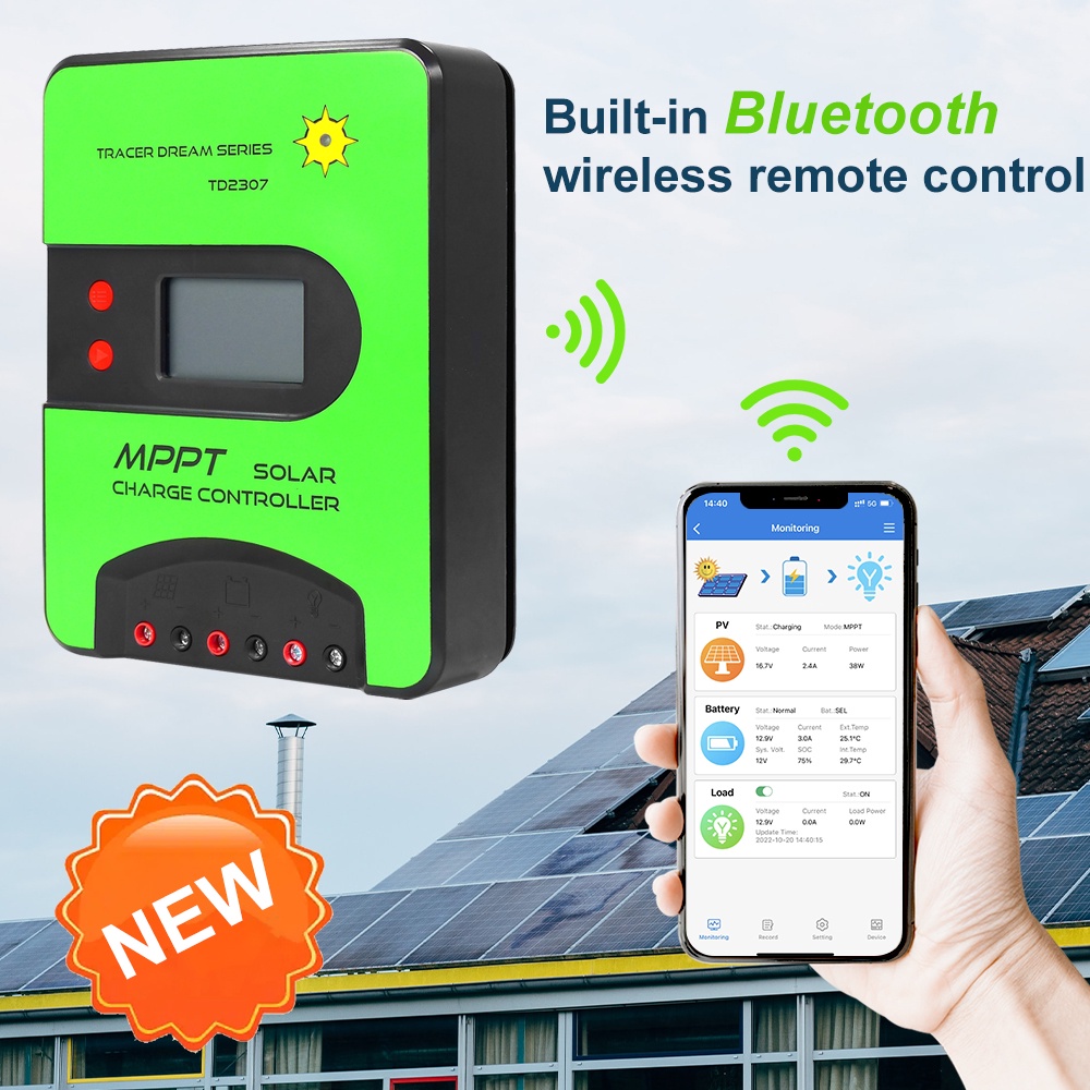 Regolatore Di Carica MPPT 10A EPEVER Tracer1210AN - Per Pannelli Solari 12V/24V, 100V Max - Foto 10