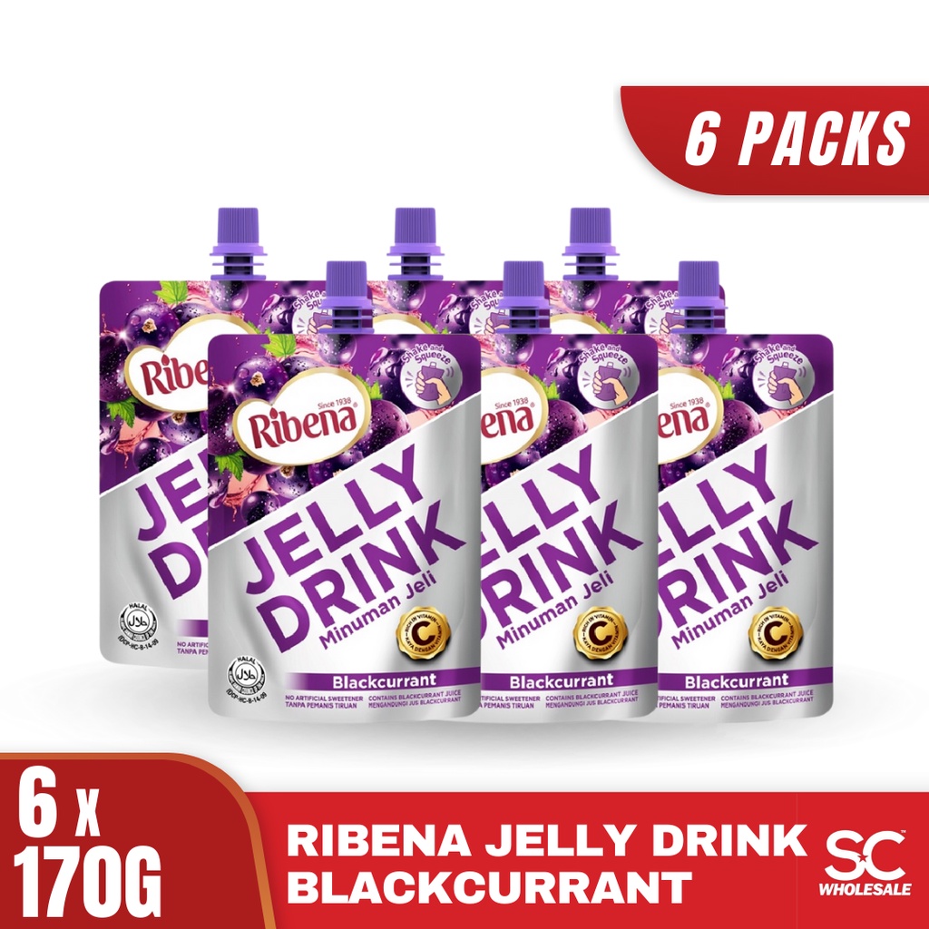 Ribena Jelly Drink Regular Blackcurrant 170g x 6 Shopee Malaysia