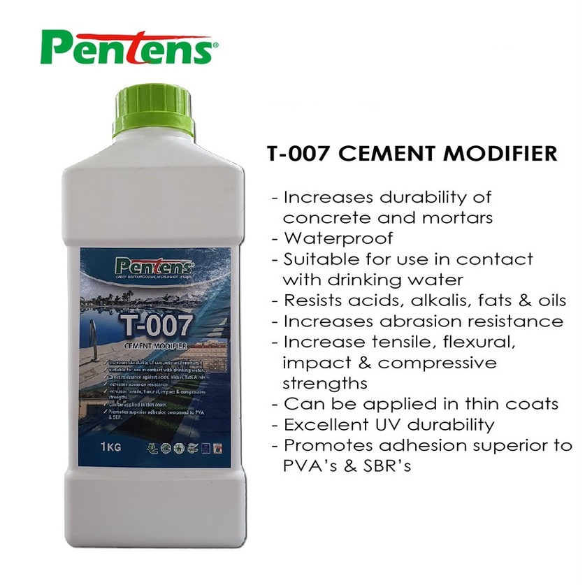 PENTENS WP PRIMER T-007 CEMENT MODIFIER (1KG) | Shopee Malaysia