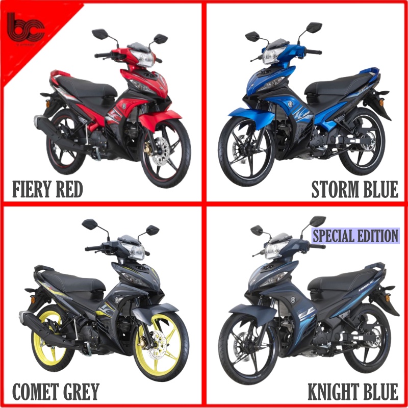 YAMAHA LC135 V6 ORIGINAL BODY SET WITH STICKER / COVER SET / RED / BLUE ...