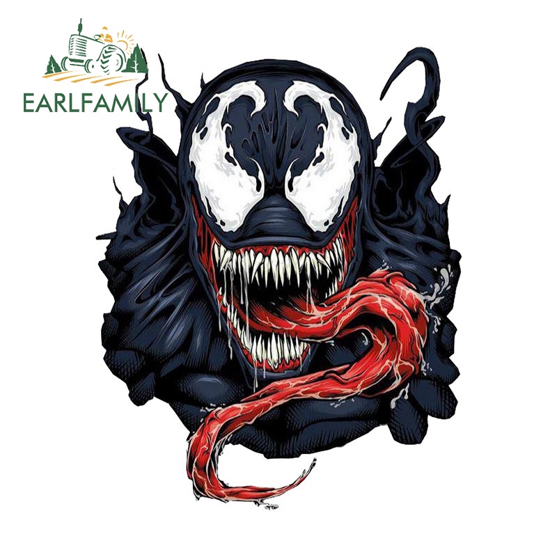 EARLFAMILY 13cm Venom Marvel Car Stickers Trunk Motorcycle Windows ...