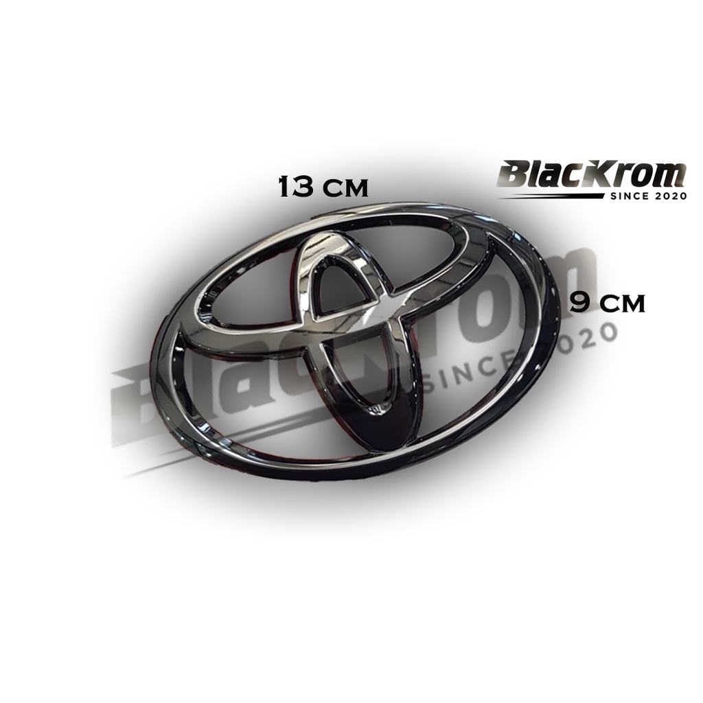 Toyota Voxy Rear Black Chrome Emblem Logo | Shopee Malaysia