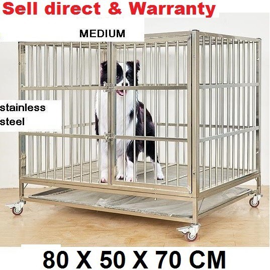 Medium Stainless Steel 3ft Dog Cage LOWEST PRICE, sangkar kucing