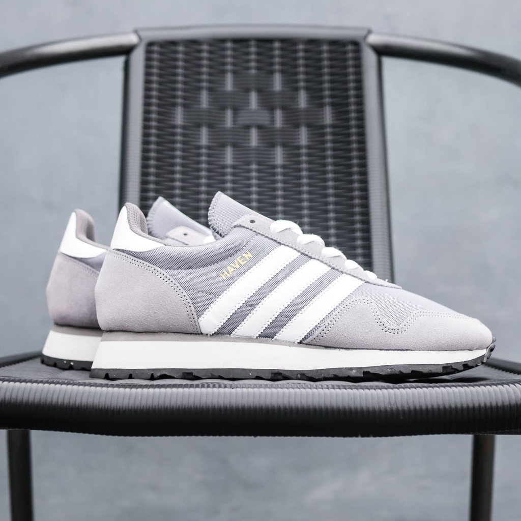 Adidas haven white leather clearance