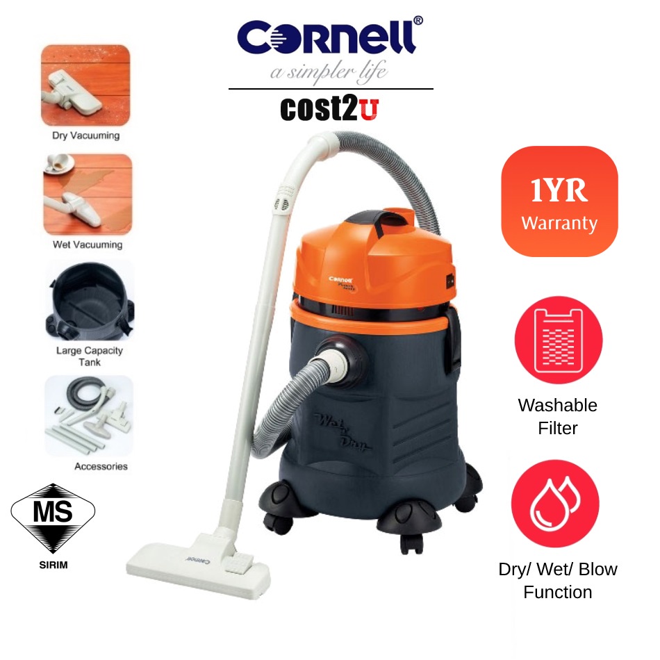Pensonic 32L Bagless Vacuum Cleaner (Dry/ Wet/ Blow) PVC211 MVC3694