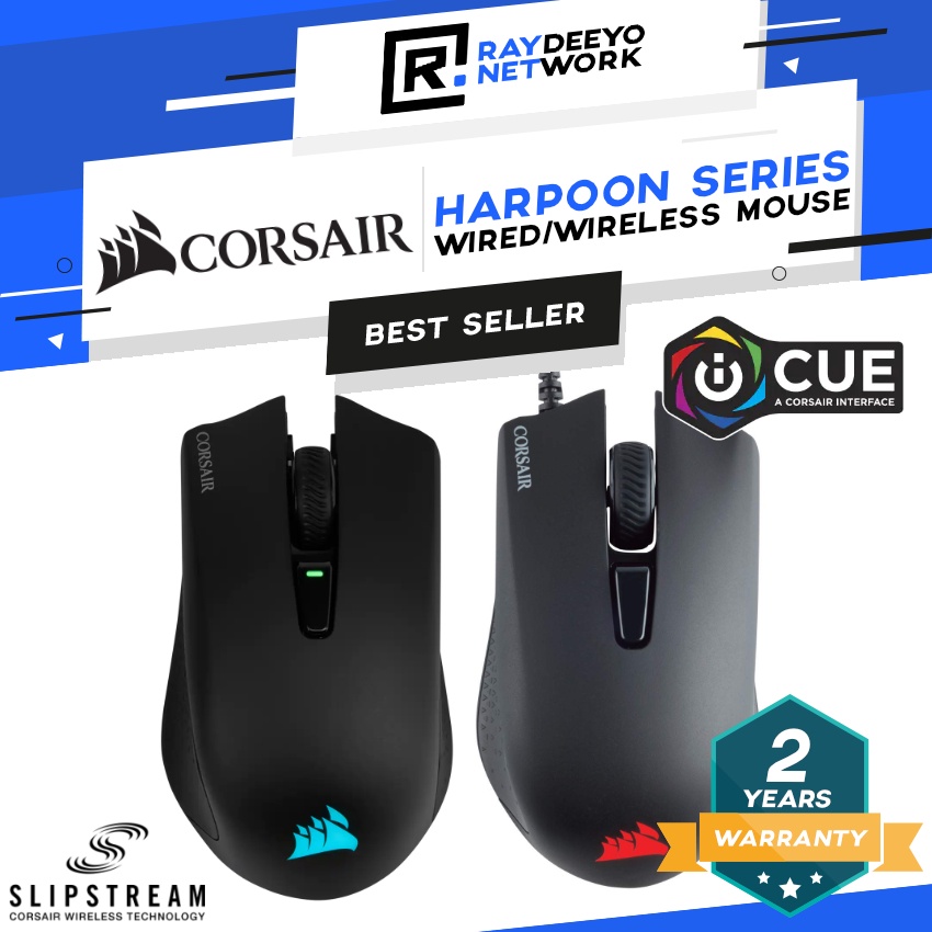 Corsair HARPOON RGB WIRELESS ゲーミングマウス 等しく MS358 CH 