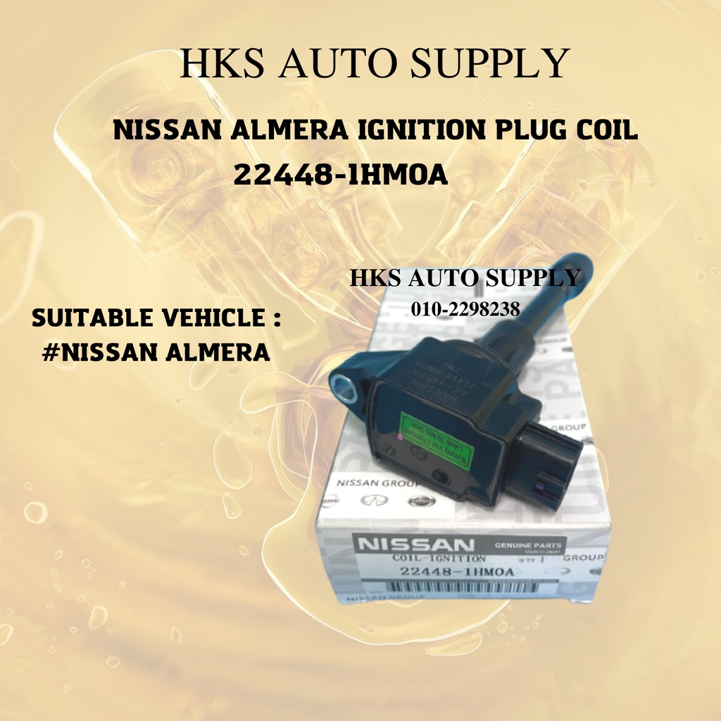224481HM0A NISSAN ALMERA IGNITION PLUG COIL (2010>2019) Shopee Malaysia