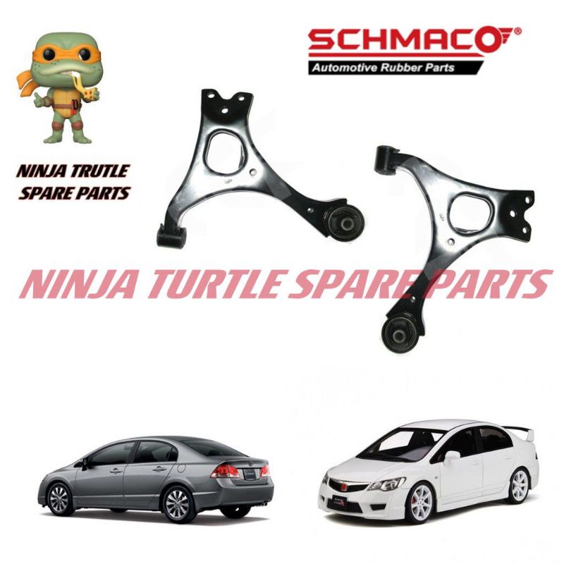 HONDA CIVIC SNA 1.8 FD1 /SNB 2.0 FD2 FRONT LOWER ARM LEFT/RIGHT SCHMACO ...