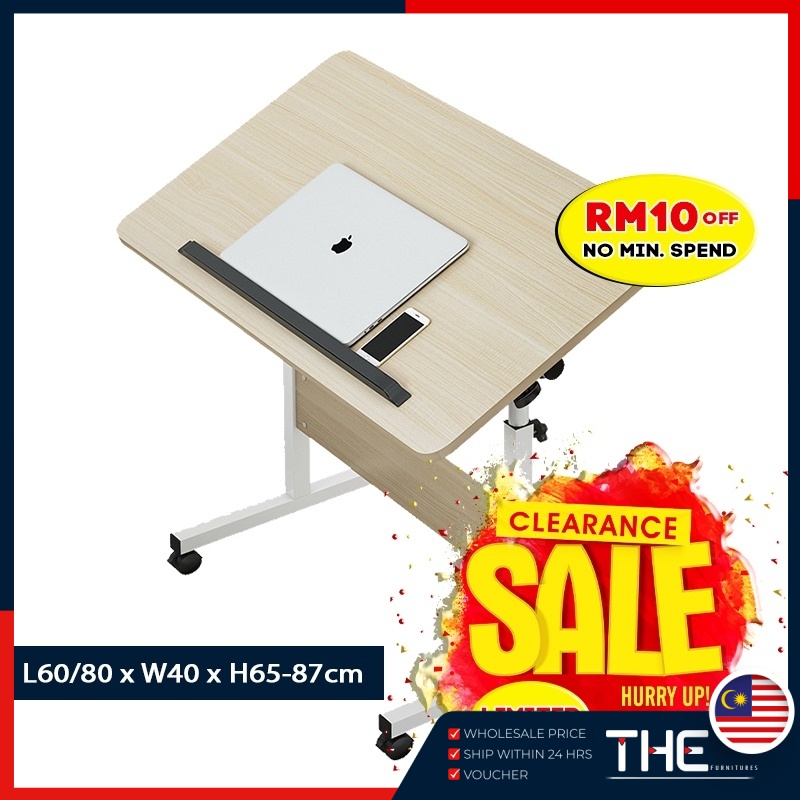 THE Modern Simple Adjustable Bedside Laptop Table Sofa Side Table With