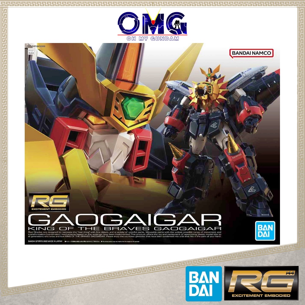 Bandai RG Gaogaigar 63398 Plamo The King of Braves Gao Gai Gar Plastic ...