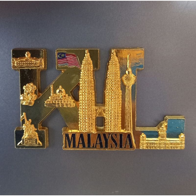 MALAYSIA KLCC Metal Fridge Magnet Gift Souvenir || Malaysia KLCC Twin ...