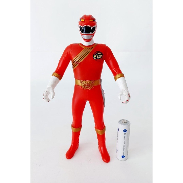 Bandai Power ranger year 2001 6 inch Gao Red ranger sofubi | Shopee ...