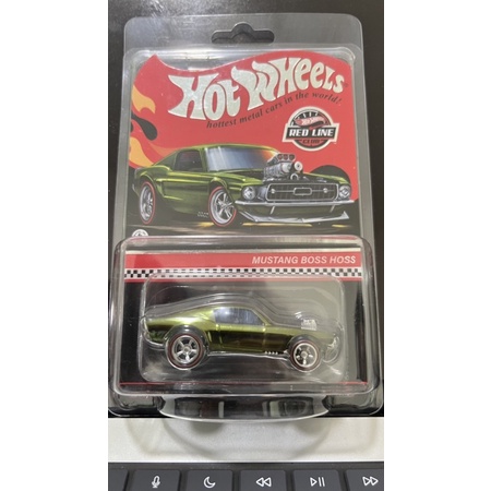 Hot Wheels RLC Spoiler Mustang Boss Hoss 1:64 Diecast Nuovo Ford