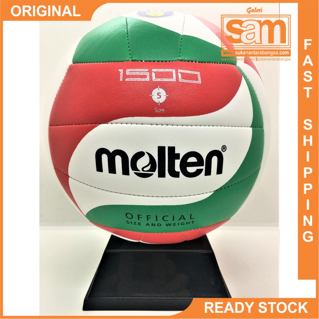 Molten Training Volleyball Senior Size 5 (V5M1500) Original. Ready