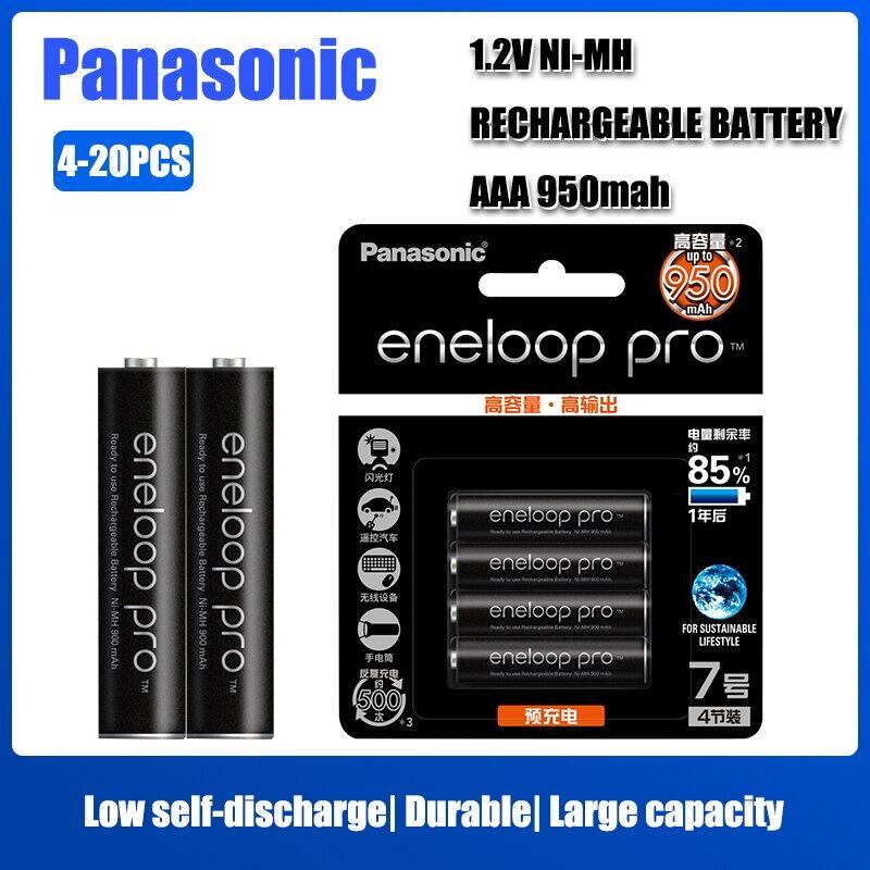 Panasonic Eneloop Pro 950mah Aaa Battery Suitable For Flashlight Toy