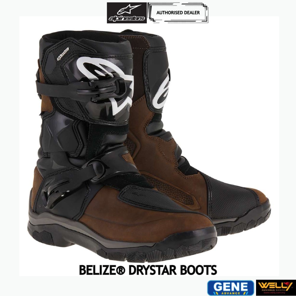 Alpinestars Belize Drystar Stivali Moto Uomo - Nero, Taglia 12 - Impermeabili E Robusti - 2