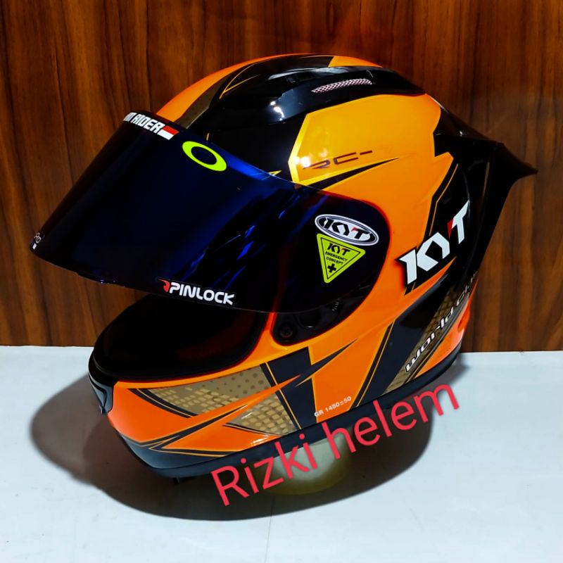 Kyt RC Seven full face helmet Handsome Package Iridium Silver