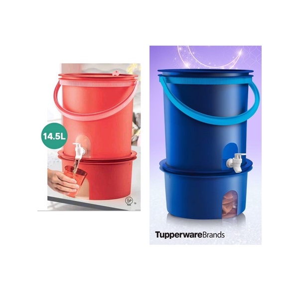 Tupperware- Water Dispenser 14.5L (watermelon/ dark blue) | Shopee Malaysia