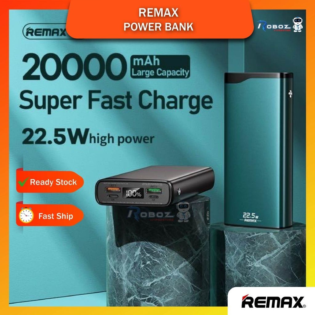 Power bank Remax 20W PD+QC Multi-compatible Fast Charging Power Bank ...