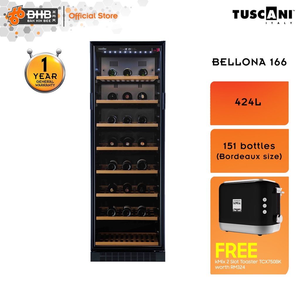 Tuscani BELLONA 166 (424L) Wine Cellar / Wine Chiller / Wine Cooler