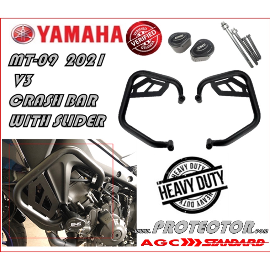 YAMAHA MT09 2021 V3 TRACER 900 GT 2021 CRASH BAR ENGINE GUARD HEAVY
