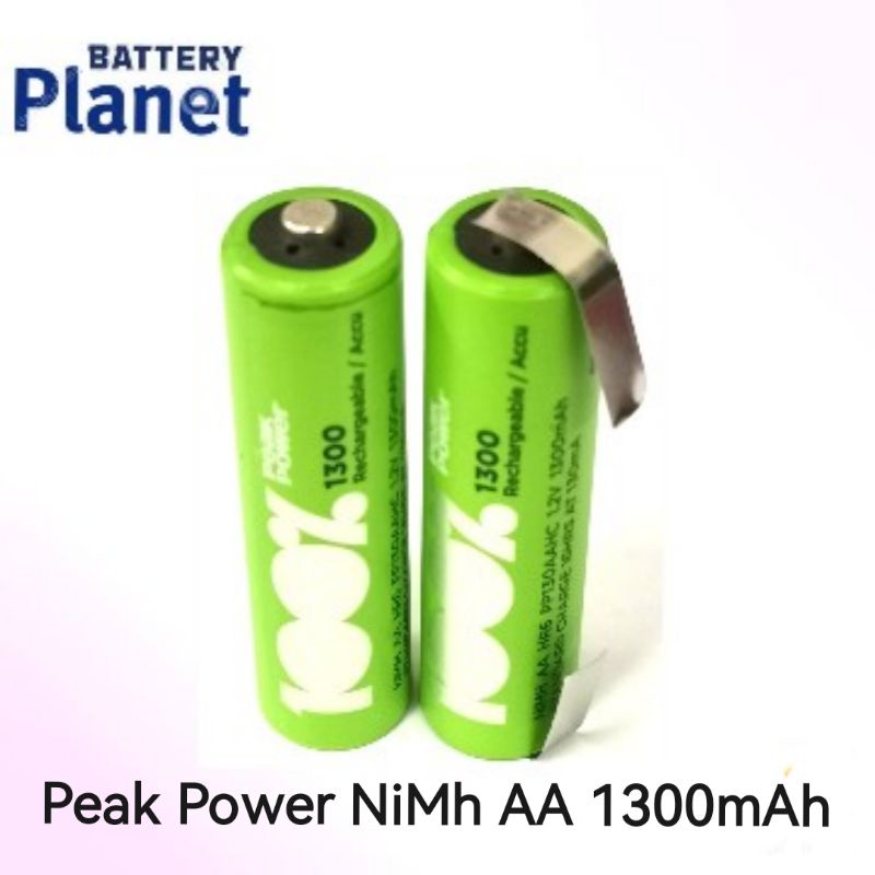 Peak Power AA 1300mAh Rechargeable Battery with / without Tag Shopee Malaysia