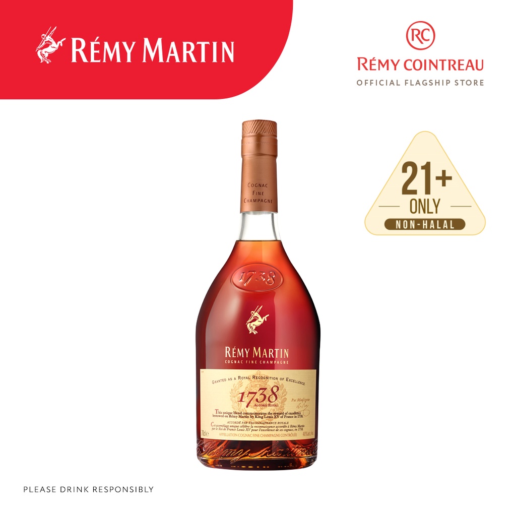 Rémy Martin 1738 Accord Royal Cognac Fine Champagne 700ml Shopee