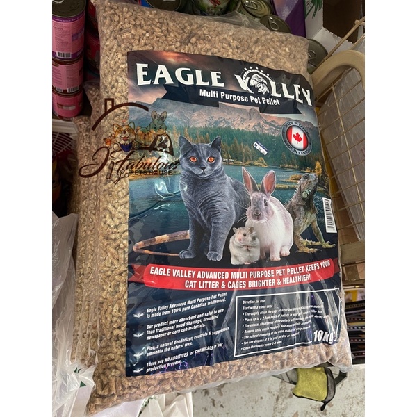 Eagle Valley Canada Multi Purpose Whitewood Pet Bedding Pellet 10kg