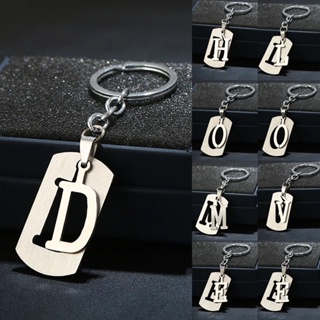 Rhinestone Studed Crown Alphabet Initial Letter A-Z Keychain Key Ring Bag  Charm