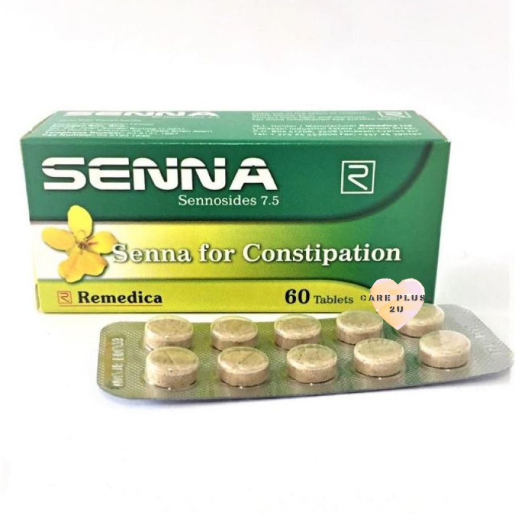 Senna 7 5mg Tablets For Constipation 60 S Box Shopee Malaysia