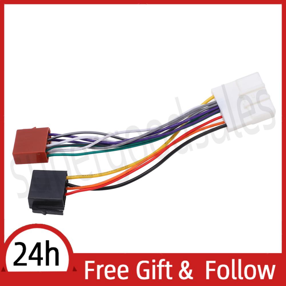 supergoodsales-car-radio-wiring-harness-stereo-adapter-iso-cable-plug